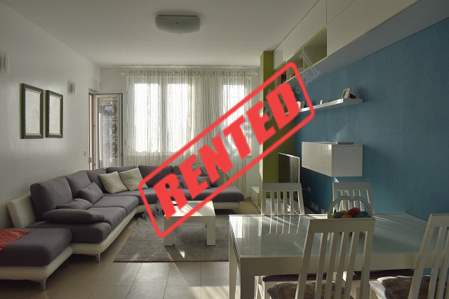 Apartment for rent at the Magnet Complex, in Tirana.
It is positioned on the 7th floor of a new bui